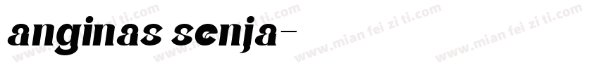 anginas senja字体转换